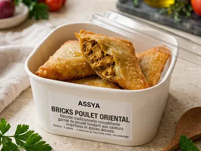 Bricks poulet oriental