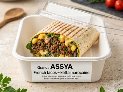 French tacos, kefta marocaine