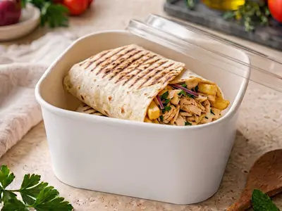 French tacos, poulet oriental