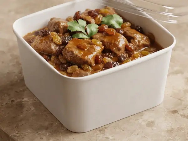 Tajine de veau aux raisins