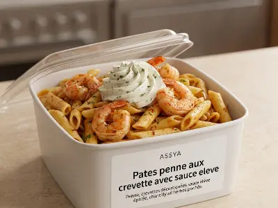 Pâtes aux crevettes